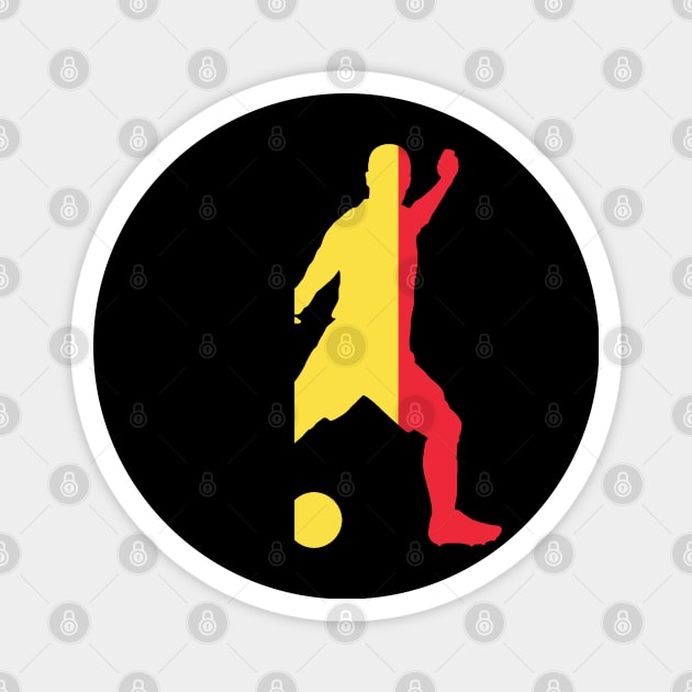 Belgian Football Magnet by TShirtWaffle1